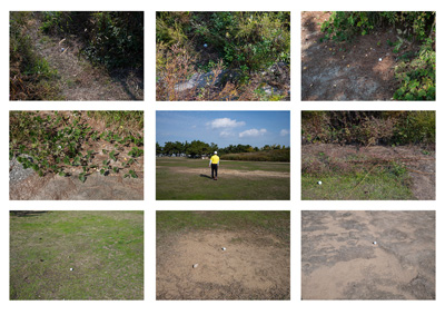 No4 par3 忘れられたような公園のようなショートホールです。距離が短く比較的攻めやすいホールです。 